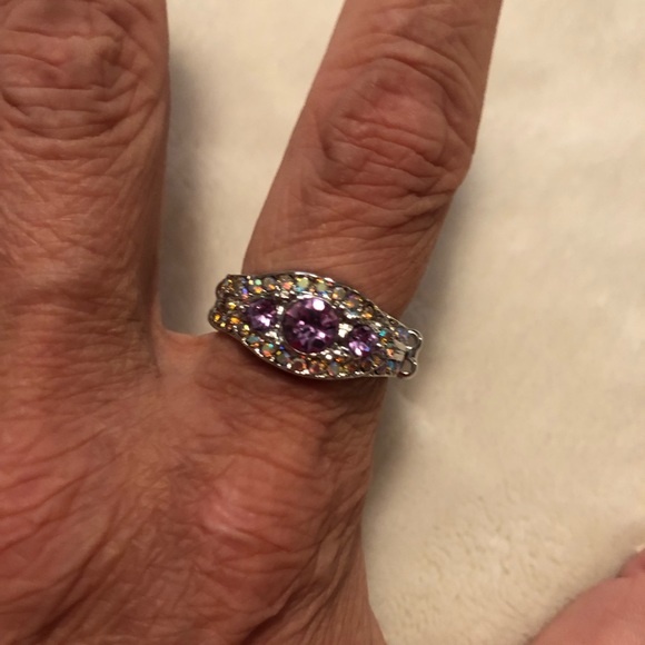 Paparazzi Celestial crowns purple ring